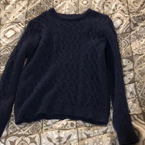 Slate & Stone Blue Cable Knit Sweater - S